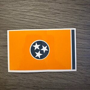 NEW University of Tennessee Volunteer Traditions State Flag Sticker - Orange